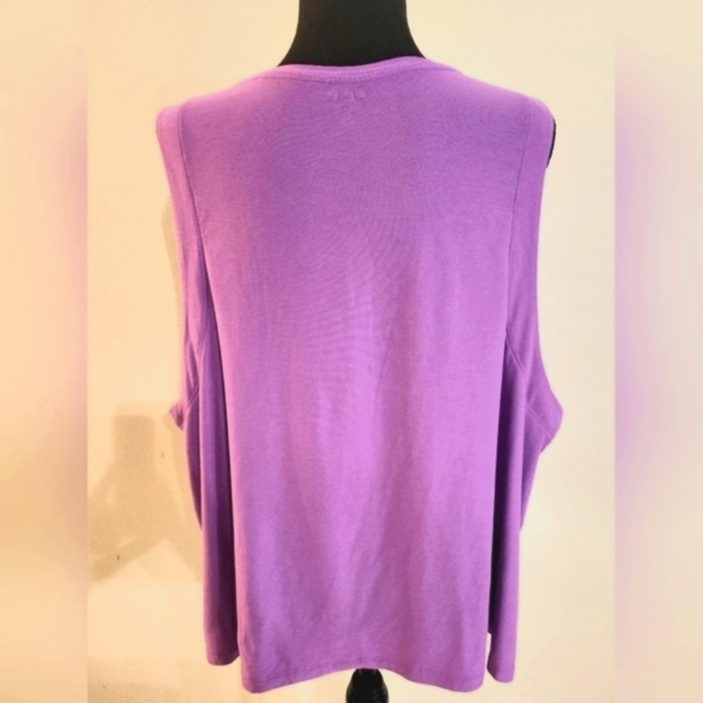 Old Navy‎ Purple Sleeveless Tank Top (Size XXL) - Picture 6 of 13